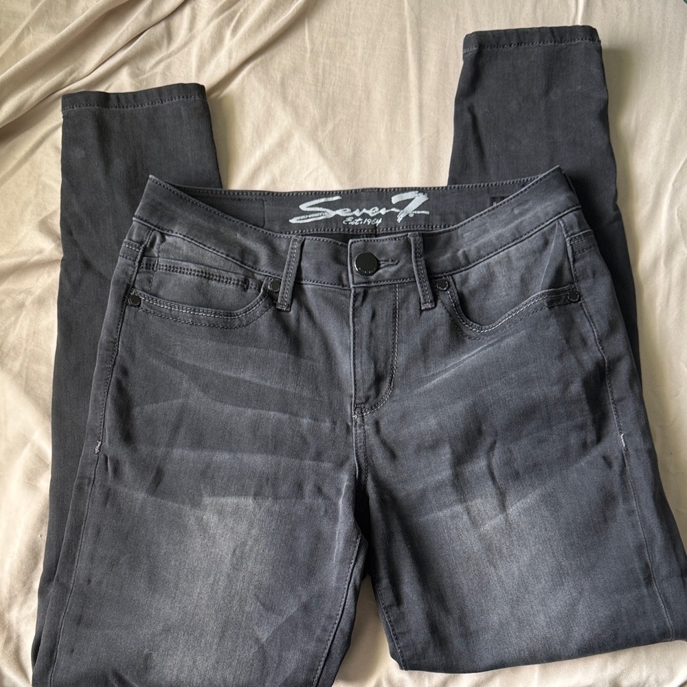 Seven7 Charcoal Denim jeggings